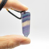 Natural Rainbow Fluorite Semi-precious Gemstone Point Pendant - 3.5cm - 4cm - 1 Count