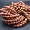 Goldstone Round Beads - 4mm, 6mm, 8mm, 10mm - 15" Strand