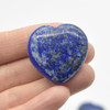 Natural Lapis Lazuli Gemstone Heart - 1 count - 3cm - 20 grams