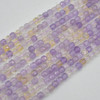 High Quality Grade A Natural Ametrine Semi-precious Gemstone Faceted Cube Beads - 4mm - 5mm - 15" strand