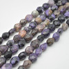 High Quality Grade A Natural Charoite Semi-precious Gemstone Faceted Baroque Nugget Beads - 16mm - 18mm x 13mm - 15mm - 15" strand