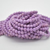 High Quality Grade A Natural Phosphosiderite Semi-precious Gemstone Round  Beads - 5.5mm - 15" strand