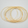 14K Gold Filled Findings - Gold Filled Dead Soft Coil Wire - 0.41mm - 50cm or 100cm lengths - Made in USA