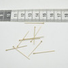 14K Gold Filled Findings - Gold Filled Ball Headpin - 0.63mm x 25.4mm - 5 or 10 Count - Made in China