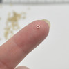 14K Gold Filled Findings - Cut Tube - Gold Filled Crimp - 1.0mm x 2.0mm - 20 or 50 per pack - Made in USA