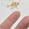 14K Gold Filled Findings - Cut Tube - Gold Filled Crimp - 2mm x 2mm - 20 or 50 per pack - Made in USA