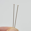 14K Gold Filled Findings - Gold Filled Headpin - 0.41mm x 25.4mm - 10, 20 or 50 Count - Made in USA