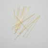 14K Gold Filled Findings - Gold Filled Headpin - 0.41mm x 50.8mm - 10, 20 or 50 Count - Made in USA