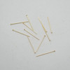 14K Gold Filled Findings - Gold Filled Headpin - 0.50mm x 19mm - 10, 20 or 50 Count - Made in USA