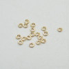 14K Gold Filled Findings - Gold Filled Click and Lock Jump Ring - 0.81mm x 3mm - 10 or 20 Count - Made in USA