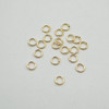 14K Gold Filled Findings - Gold Filled Click and Lock Jump Ring - 1mm x 6mm - 10 or 20 Count - Made in USA