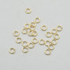 14K Gold Filled Findings - Gold Filled Click and Lock Jump Ring - 0.76mm x 4.3mm - 10 or 20 Count - Made in USA