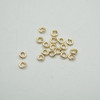 14K Gold Filled Findings - Gold Filled Click and Lock Jump Ring - 1.27mm x 5mm - 6 or 20 Count - Made in USA