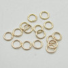 14K Gold Filled Findings - Gold Filled Click and Lock Jump Ring - 1mm x 7mm - 10 or 20 Count - Made in USA