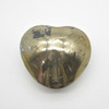 Pyrite Gemstone Heart - 251 grams - 5.5cm x 6cm x 3.5cm - 1 count