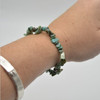 African Turquoise Gemstone Chip Bracelet / Beads Sample strand