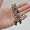 African Turquoise Gemstone Chip Bracelet / Beads Sample strand