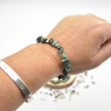 Chrysocolla Gemstone Chip Bracelet / Beads Sample strand