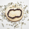 Garnet Gemstone Chip Bracelet / Beads Sample strand