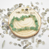 Green Aventurine Gemstone Chip Bracelet / Beads Sample strand