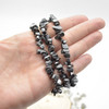 Hematite (non magnetic) Gemstone Chip Bracelet / Beads Sample strand