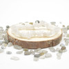 White Jade Gemstone Chip Bracelet / Beads Sample strand