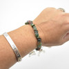 Indian Agate Gemstone Chip Bracelet / Beads Sample strand