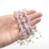 Kunzite Gemstone Chip Bracelet / Beads Sample strand