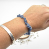 Kyanite Gemstone Chip Bracelet / Beads Sample strand