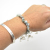 Larimar Grade A Gemstone Chip Bracelet / Beads Sample strand