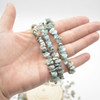 Larimar Grade A Gemstone Chip Bracelet / Beads Sample strand