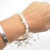 Rainbow Moonstone Gemstone Chip Bracelet / Beads Sample strand