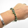 Ruby Zoisite Gemstone Chip Bracelet / Beads Sample strand