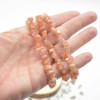 Sunstone Gemstone Chip Bracelet / Beads Sample strand