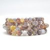 Natural Botswana Agate Semi-precious Gemstone Round Beads Sample strand / Bracelet - 6mm, 8mm or 10mm sizes - 7.5"