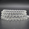 Natural Clear Quartz Semi-precious Gemstone Round Beads Sample Strand / Bracelet - 6mm, 8mm or 10mm sizes - 7.5"