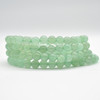 Natural Green Aventurine Semi-precious Gemstone Round Beads Sample strand / Bracelet - 6mm, 8mm sizes - 7.5"