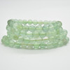 Natural Green Fluorite Semi-precious Gemstone Round Beads Sample strand / Bracelet - 6mm, 8mm sizes - 7.5"