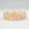 Natural Pink Aventurine Semi-precious Gemstone Round Beads Sample strand / Bracelet - 6mm, 8mm sizes - 7.5"