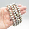 Natural K2 Jasper Semi-precious Gemstone Round Beads Sample strand / Bracelet - 6mm, 8mm sizes - 7.5"