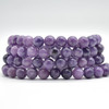 Natural Lepidolite Semi-precious Gemstone Round Beads Sample strand / Bracelet - 6mm, 8mm sizes - 7.5" Natural Lepidolite Semi-precious Gemstone Round Beads Sample strand / Bracelet - 6mm, 8mm sizes - 7.5"