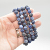 Natural Sodalite Semi-precious Gemstone Round Beads Sample strand / Bracelet - 6mm, 8mm sizes - 7.5"