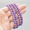 Phosphosiderite Gemstone Round Beads Sample strand / Bracelet - 6mm - 7.5"