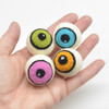 8 Assorted Felt Eye Balls - Halloween - 3cm - 2 per Colour