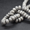 High Quality Grade A Natural Grey Crazy Lace Agate Semi-precious Gemstone Rondelle / Spacer Beads - 6mm, 8mm, 10mm - 15" strand