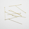 14K Gold Filled Findings - Gold Filled Ball Headpin - 0.63mm x 38.1mm - 6 or 20 Count - Made in USA