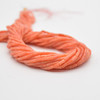 High Quality Orange Coral (dyed from natural white coral) Semi-precious Gemstone Round Tube Beads - 4mm x 2mm - 15" strand