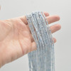 High Quality Grade A Natural Aquamarine Semi-precious Gemstone Faceted Cube Beads - 2mm - 2.5mm - 15" strand