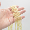 High Quality Grade A Natural Lemon Quartz Semi-precious Gemstone Faceted Cube Beads - 2mm - 2.5mm - 15" strand