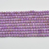 High Quality Grade A Natural Phosphosiderite Semi-Precious Gemstone FACETED Round Beads - 3mm - 15" strand